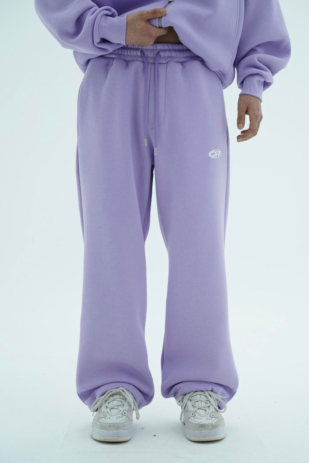 JR Logo Lila Baggy Eşofman Altı