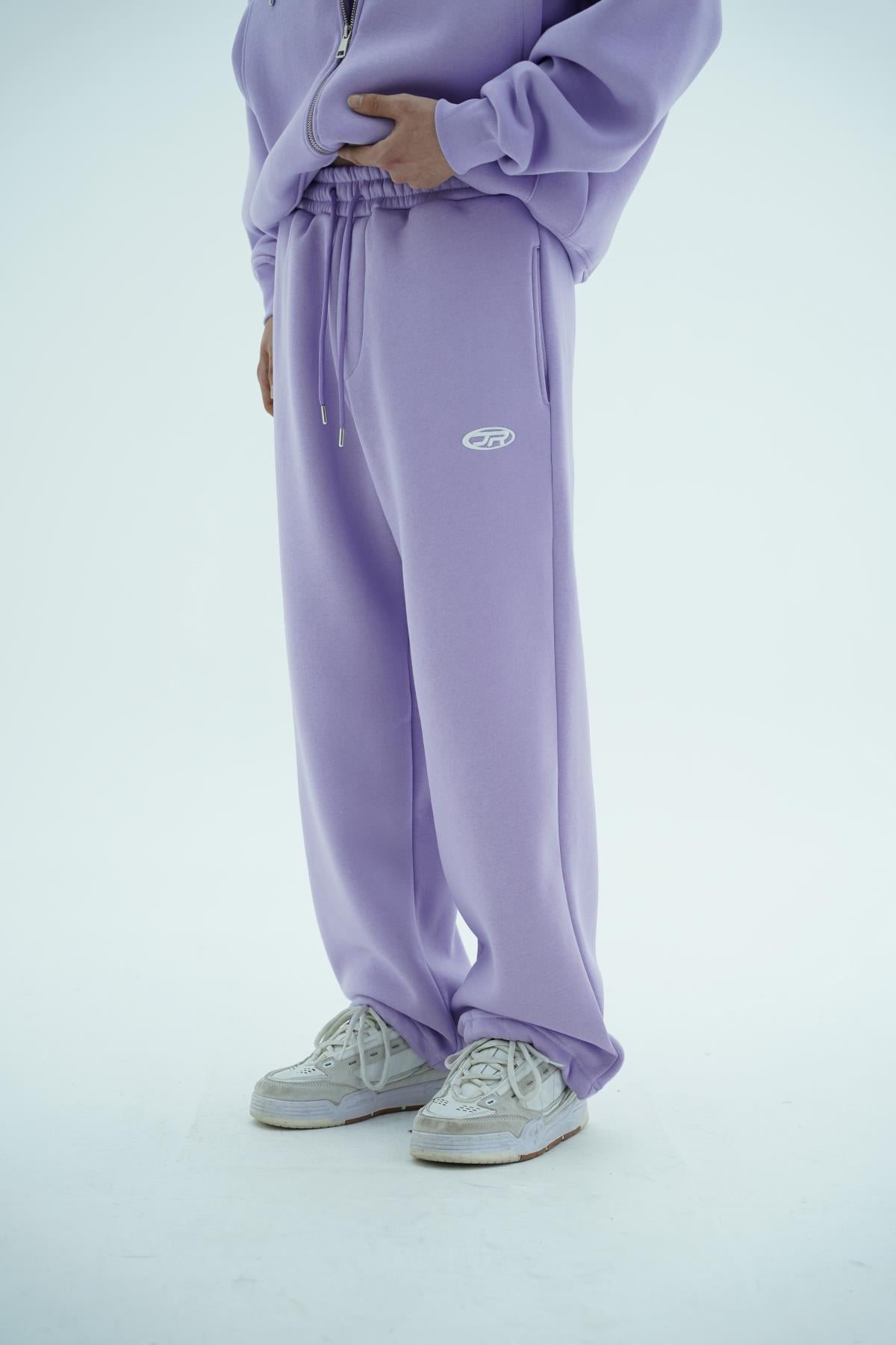 JR Logo Lila Baggy Eşofman Altı