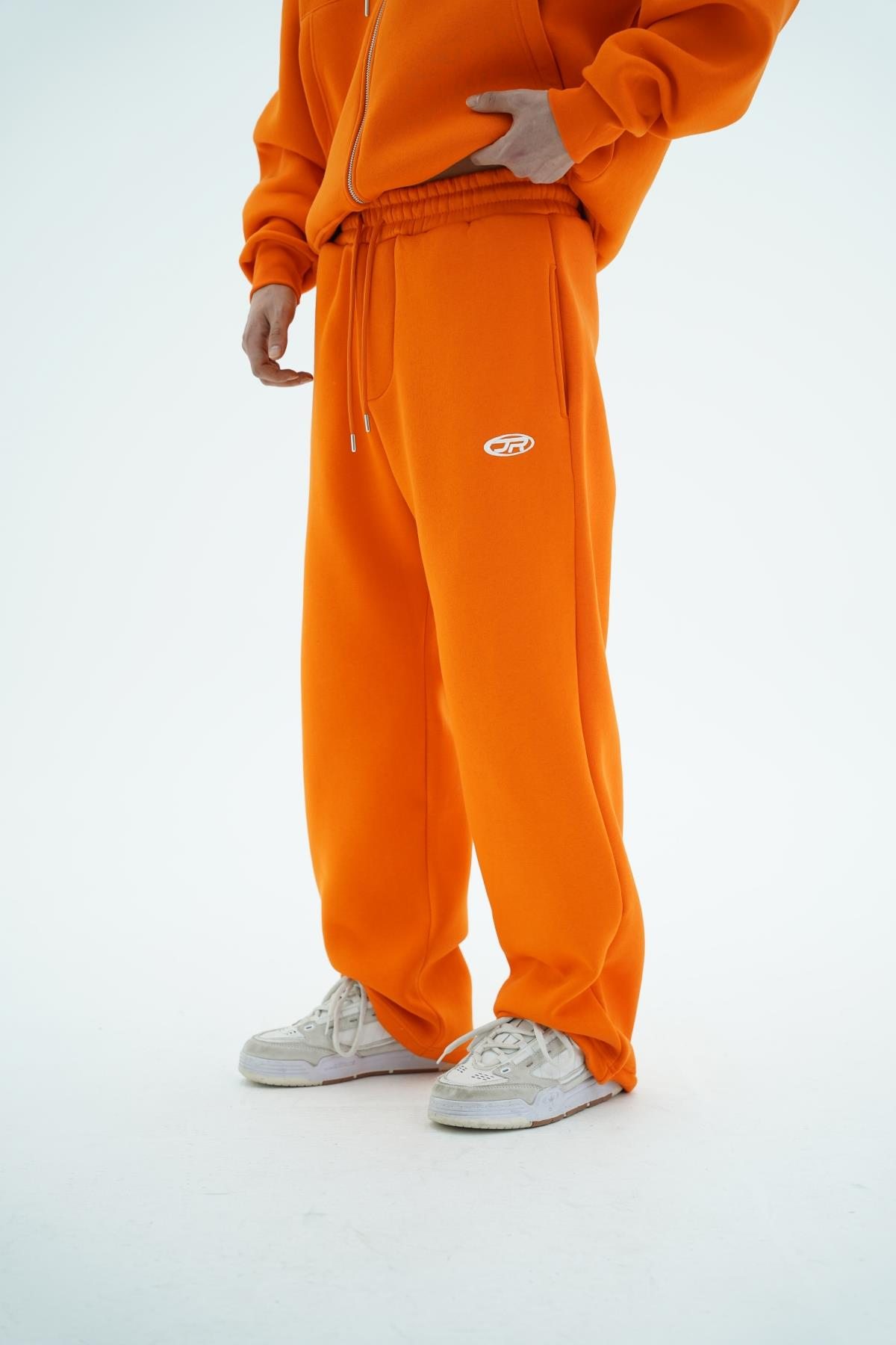 JR Logo Oranj Baggy Eşofman Altı