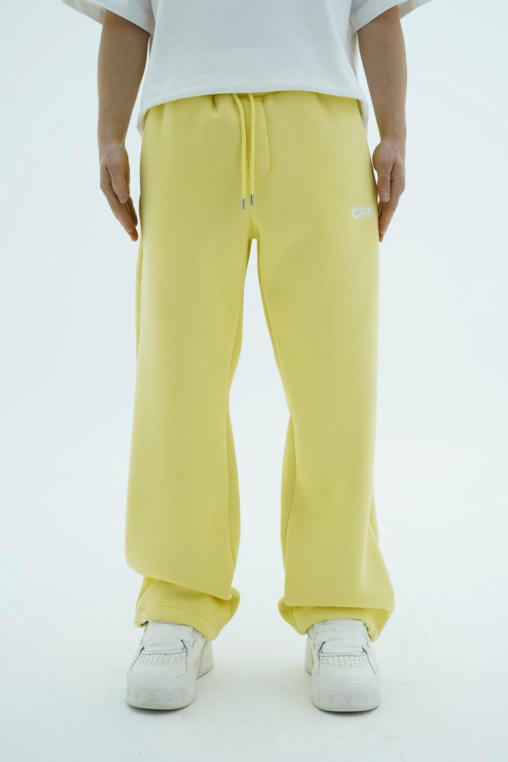 JR Logo Sarı Baggy Eşofman Altı