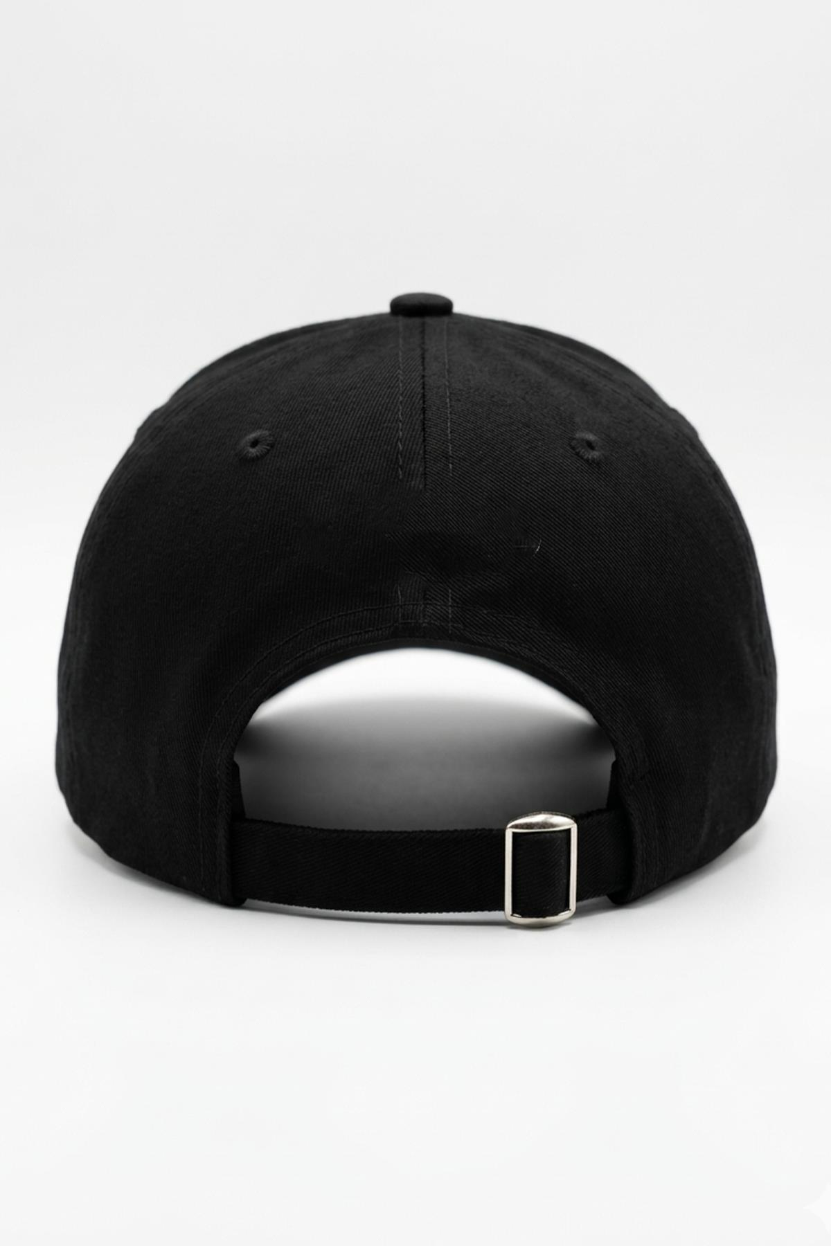 JR Signature Nakışlı Siyah Cap