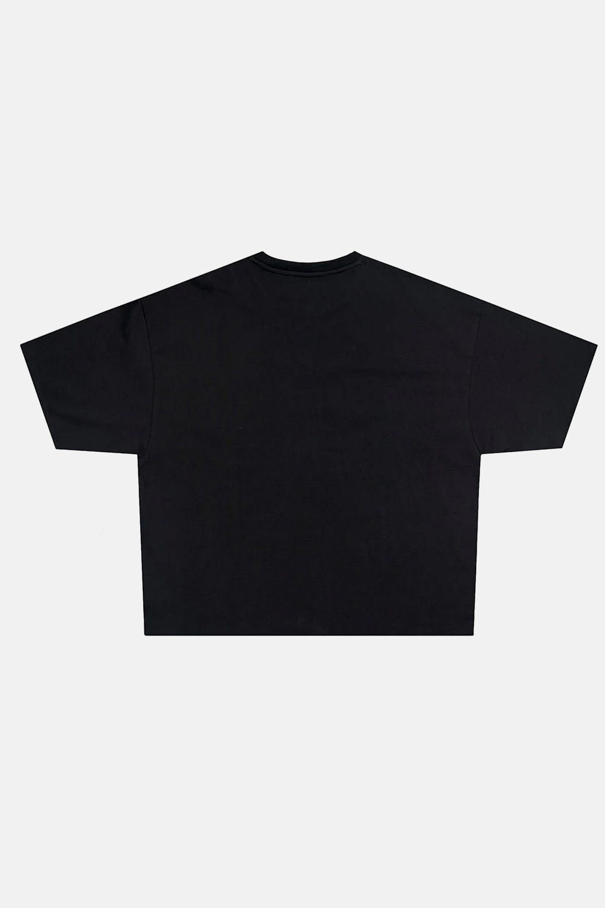 JR System Baskılı Siyah Boxy Fit Tshirt