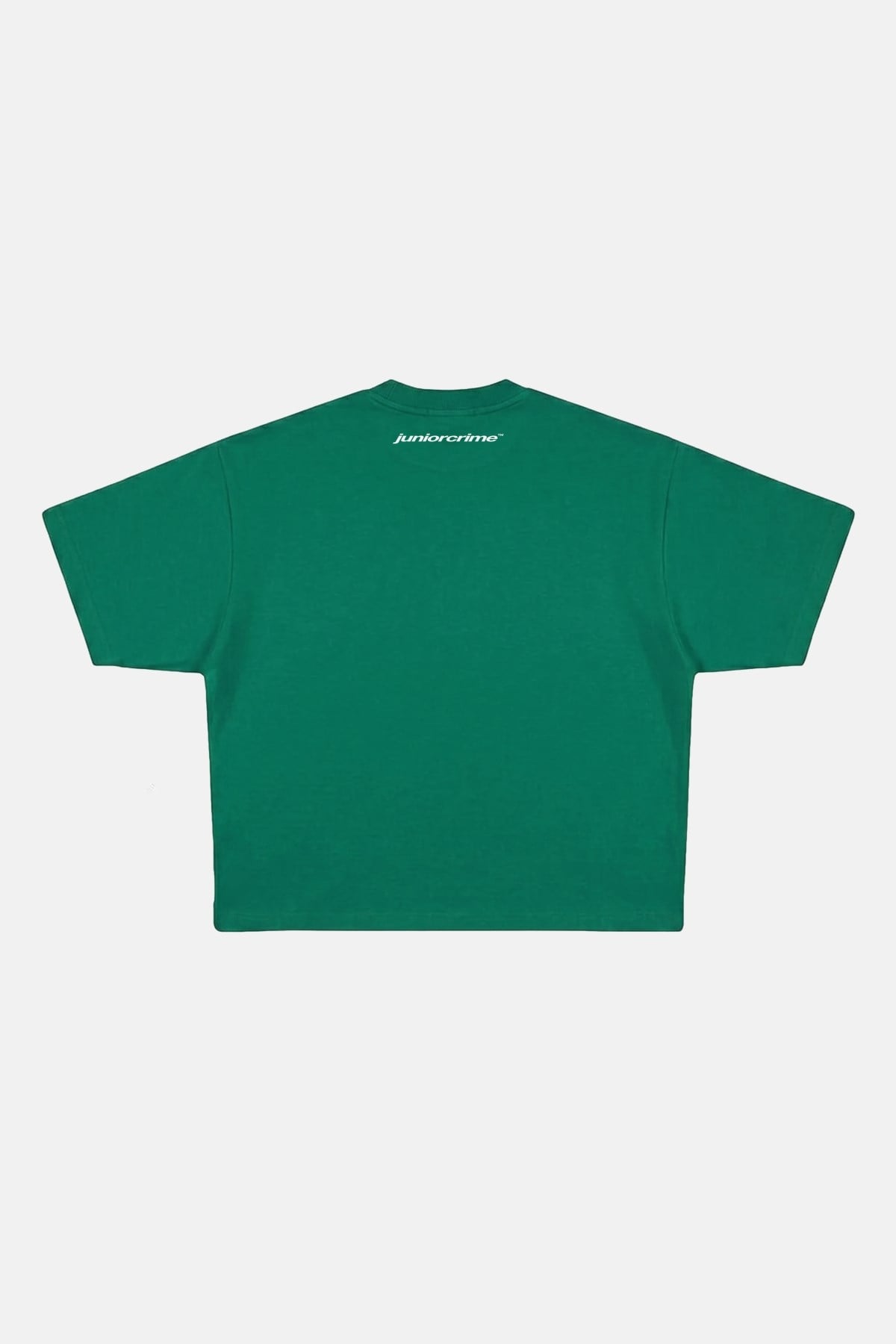 JR Yeşil Boxy Fit Basic Oversize Tshirt