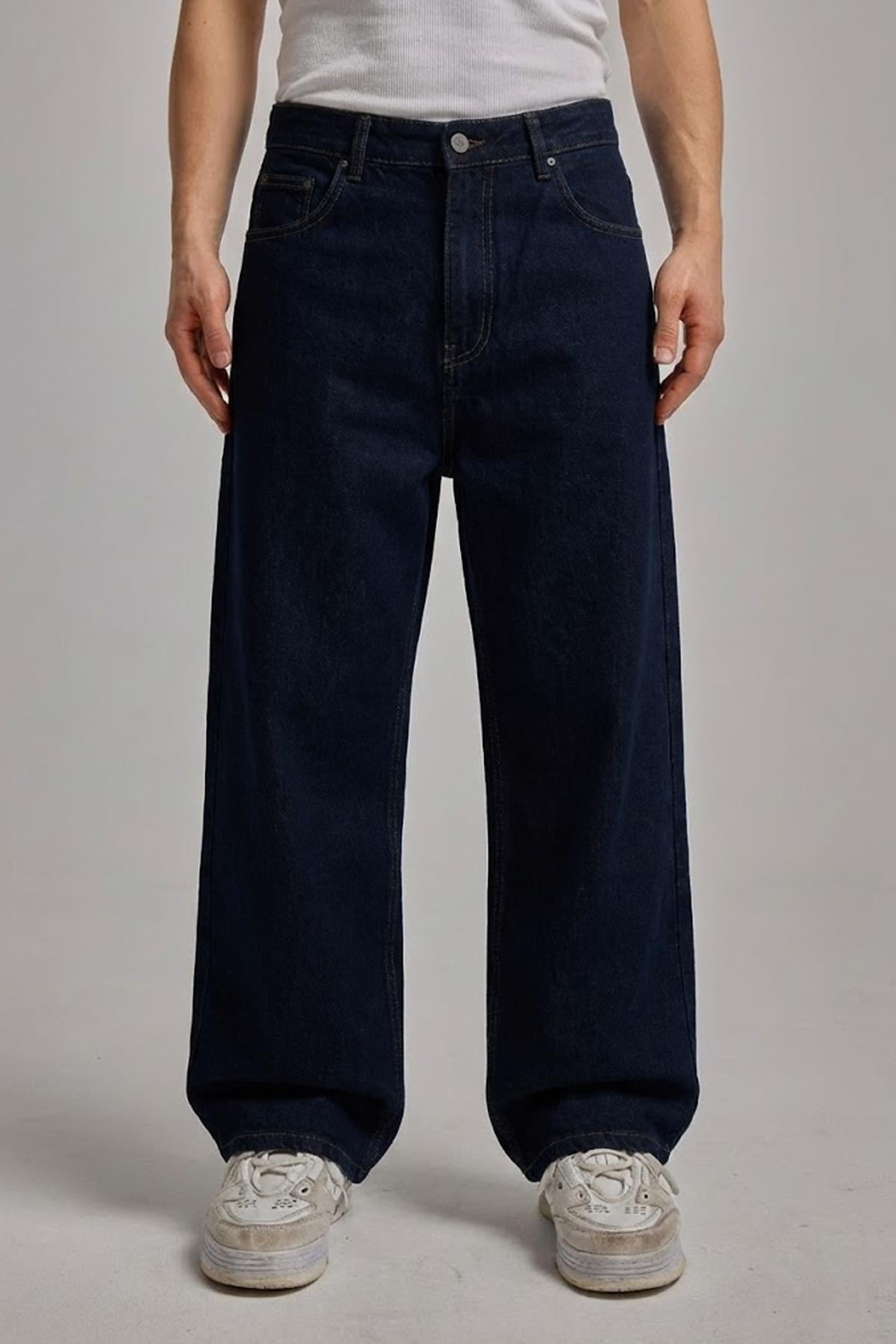 Junior Crime Lacivert Raw Denim Pantolon
