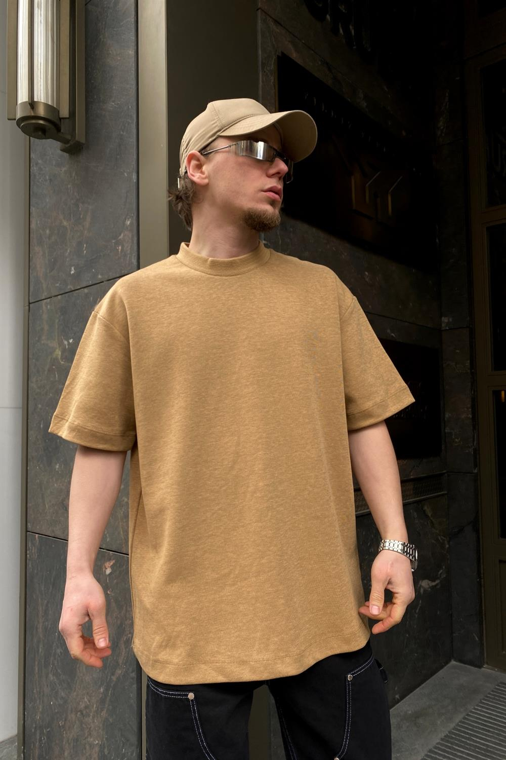 Kahve Basic Oversize Tshirt T560