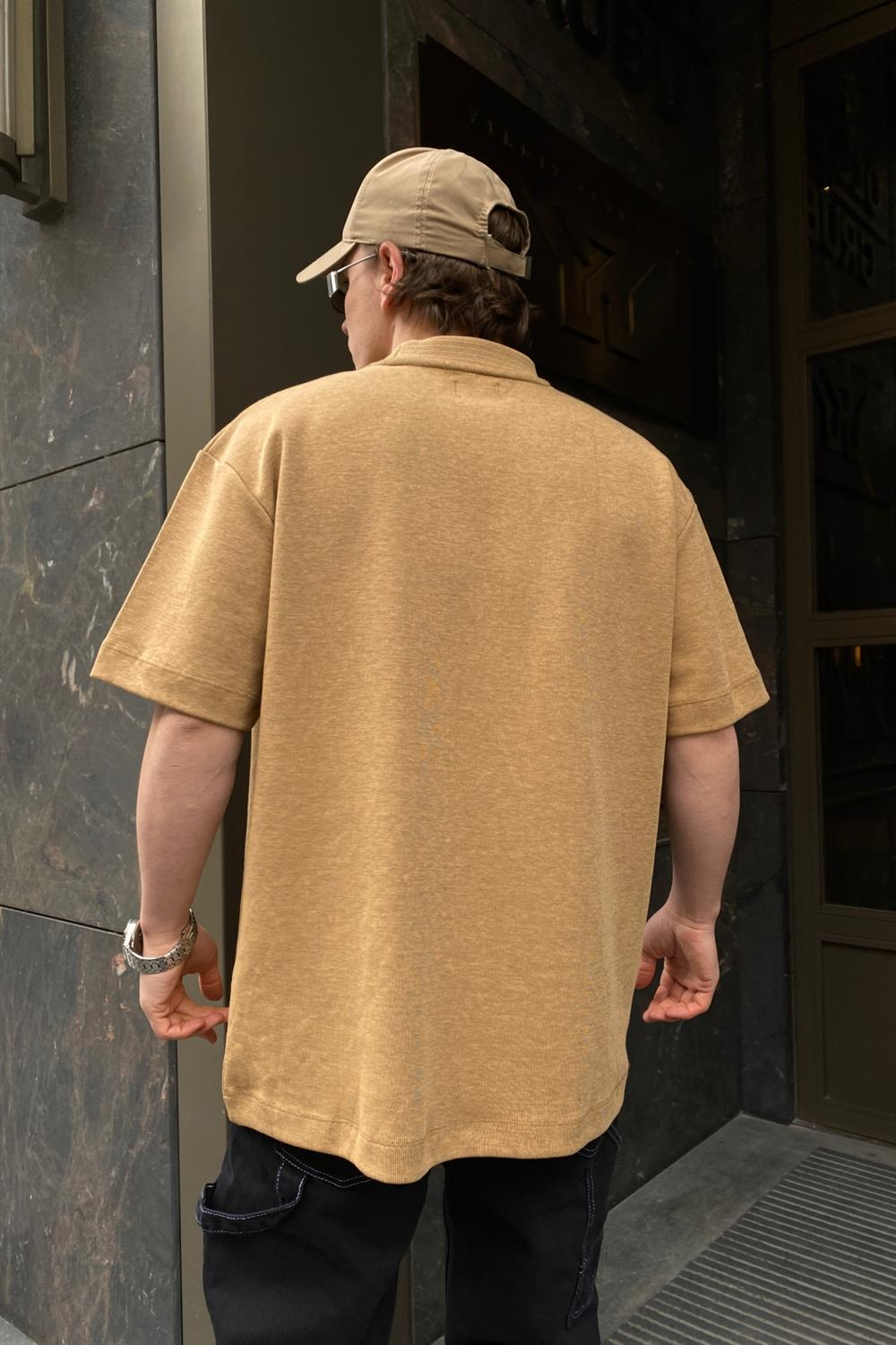 Kahve Basic Oversize Tshirt T560