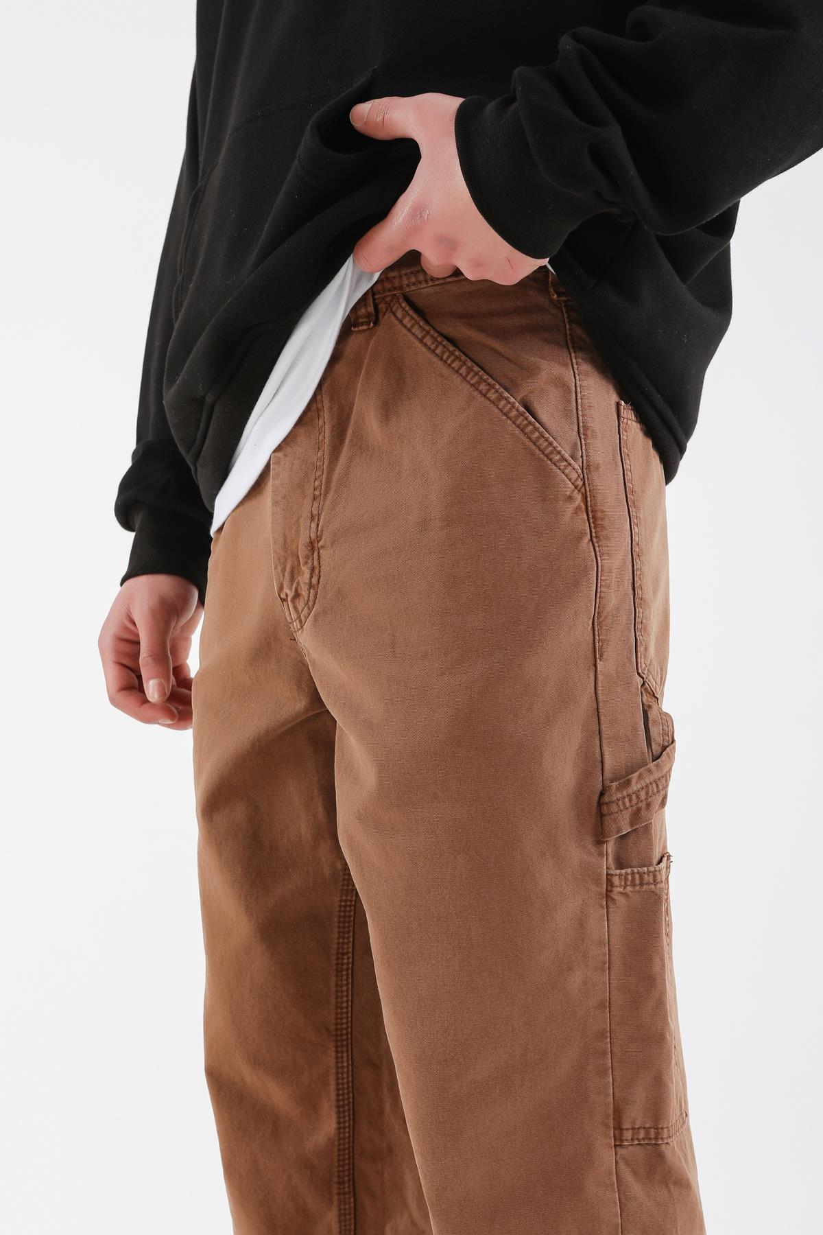 Kahve Cep Detay Bdg Jean Pantolon