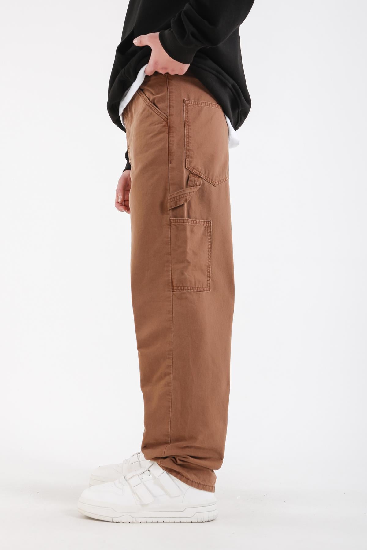 Kahve Cep Detay Bdg Jean Pantolon