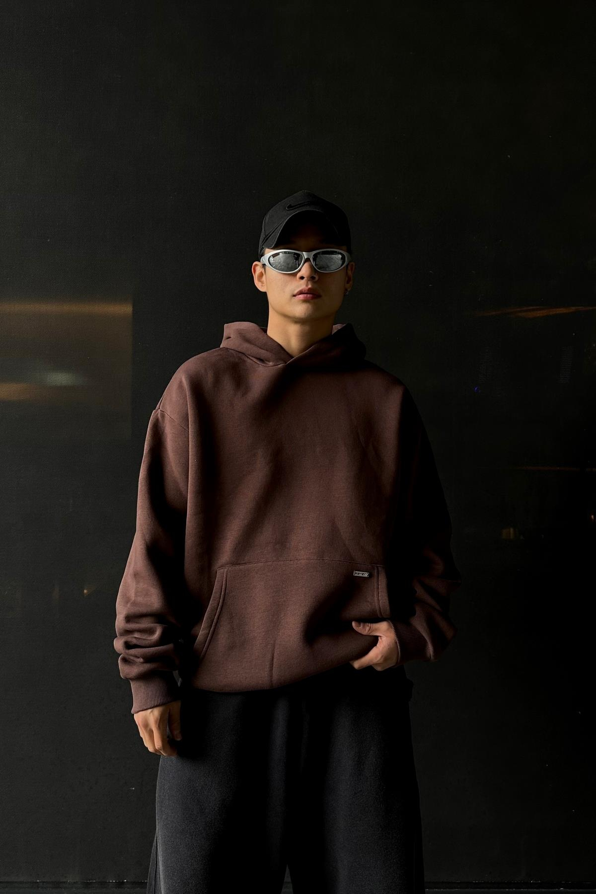 Kahve Rv Basic Oversize Sweatshirt SW1056