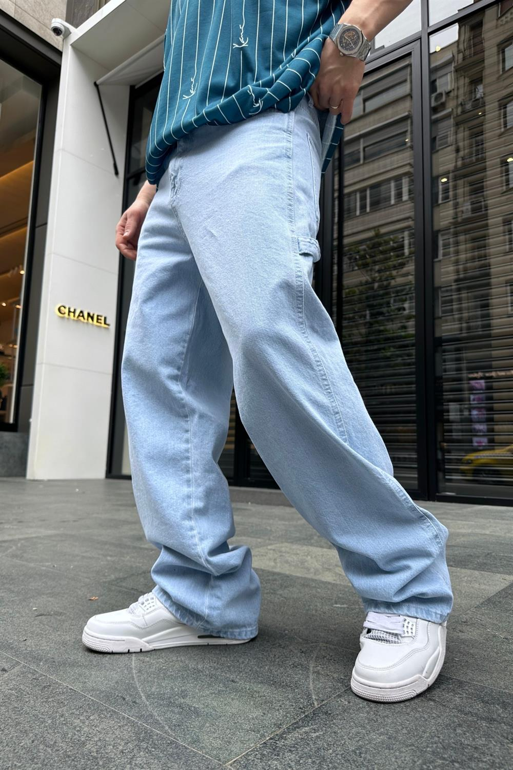 Kani X Fundayz Ice Blue Jean Pantolon P667