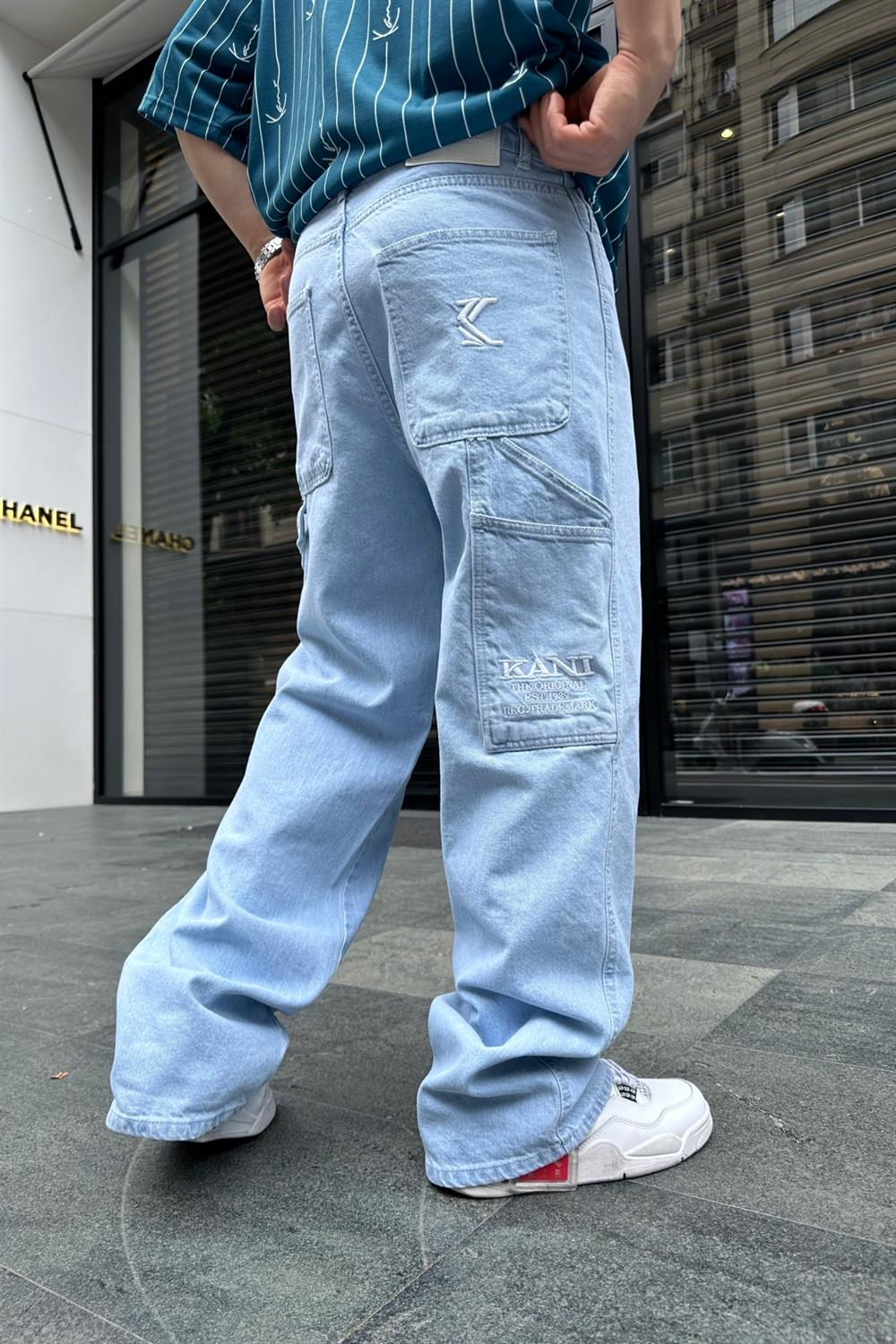 Kani X Fundayz Ice Blue Jean Pantolon P667
