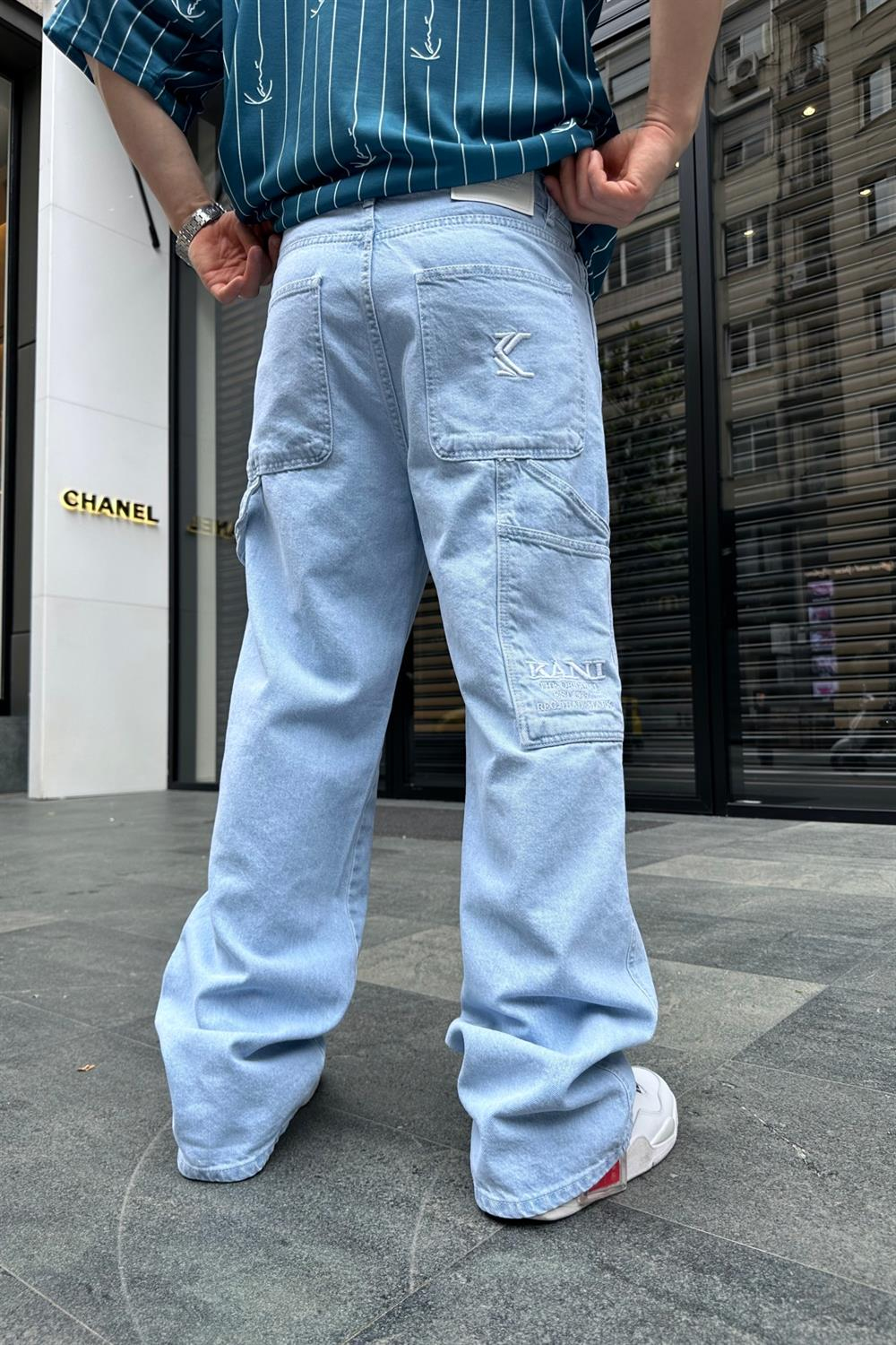Kani X Fundayz Ice Blue Jean Pantolon P667