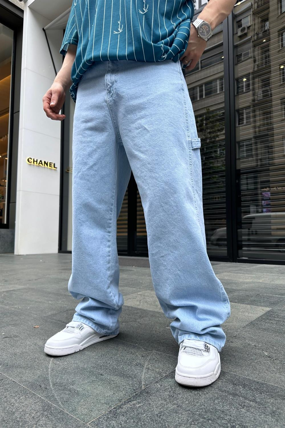 Kani X Fundayz Ice Blue Jean Pantolon P667