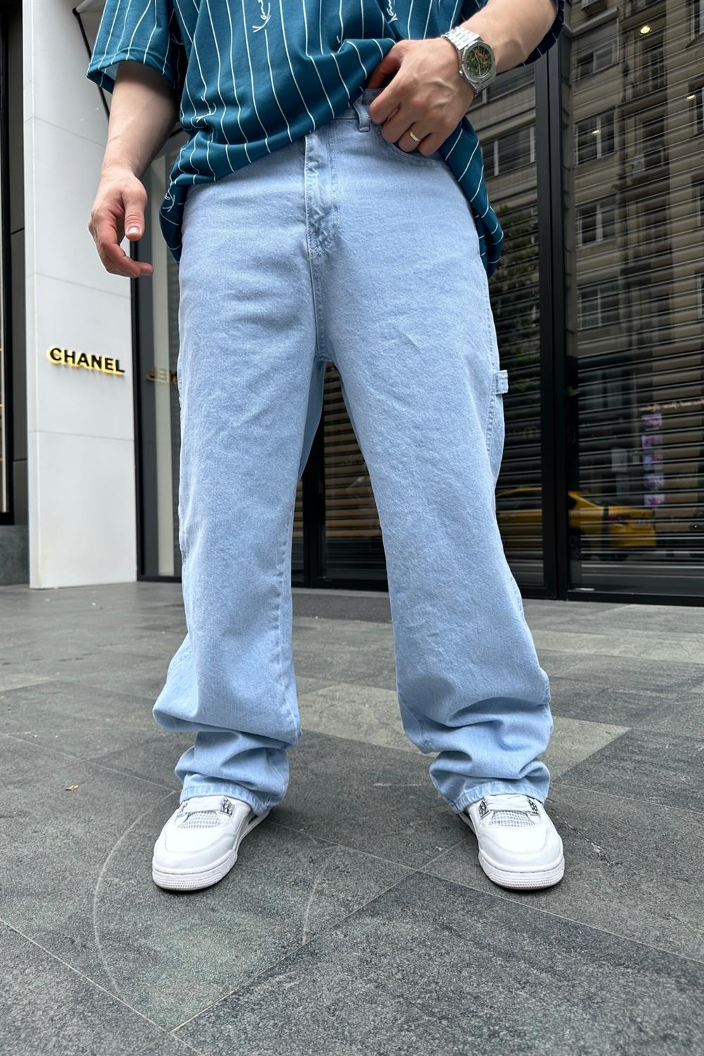 Kani X Fundayz Ice Blue Jean Pantolon P667