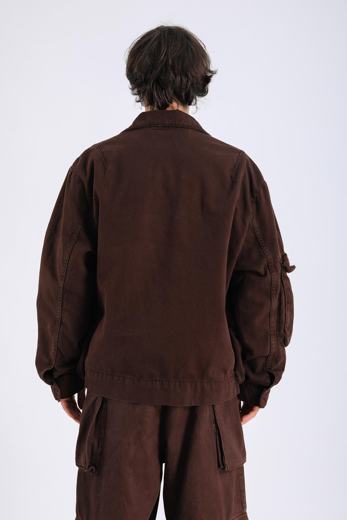 Kargo Cep Detay Gabardin Ceket C236