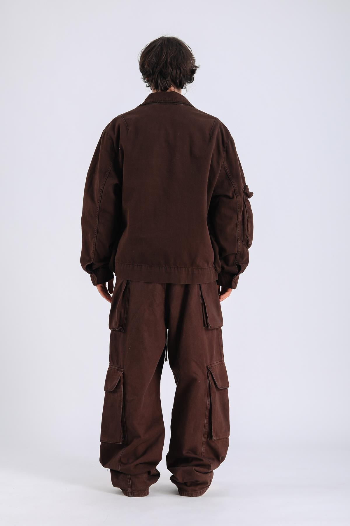 Kargo Cep Detay Gabardin Ceket C236