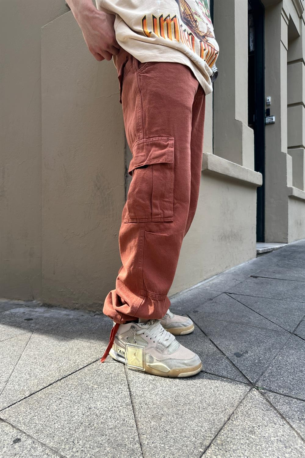 Kiremit Paça Detay BDG Gabardin Pantolon P687