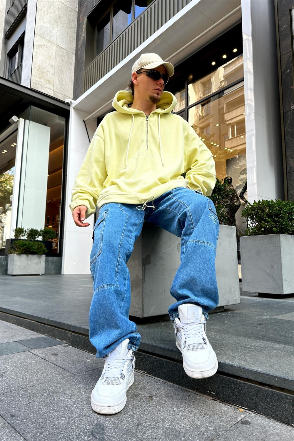 Kklb Polar Kumaş Fermuarlı Oversize Sweatshirt SW914