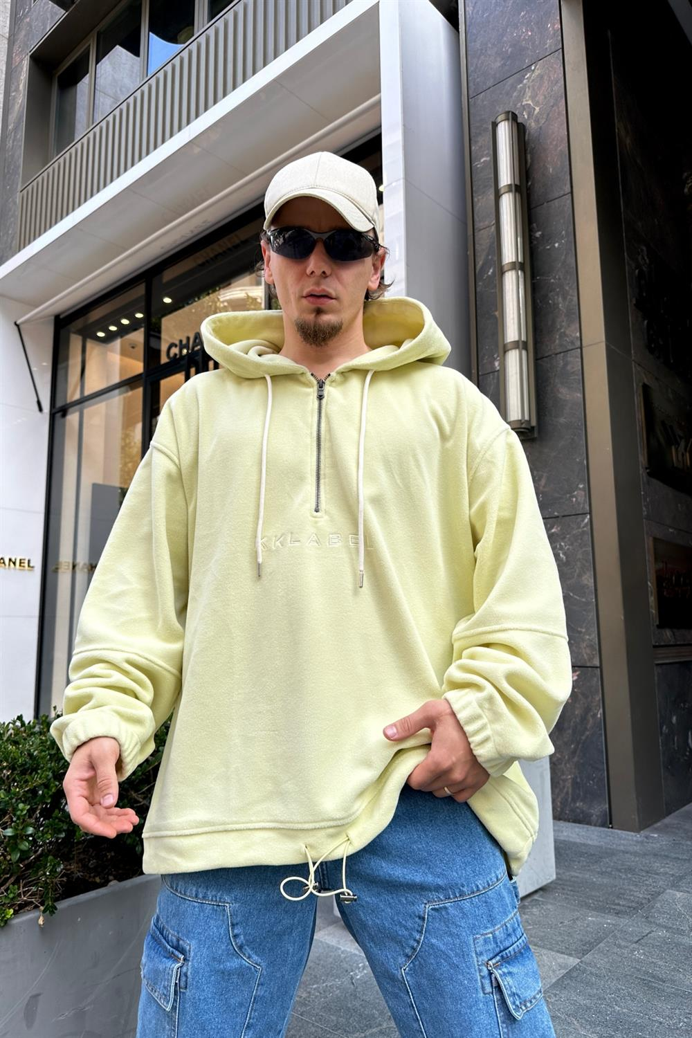 Kklb Polar Kumaş Fermuarlı Oversize Sweatshirt SW914