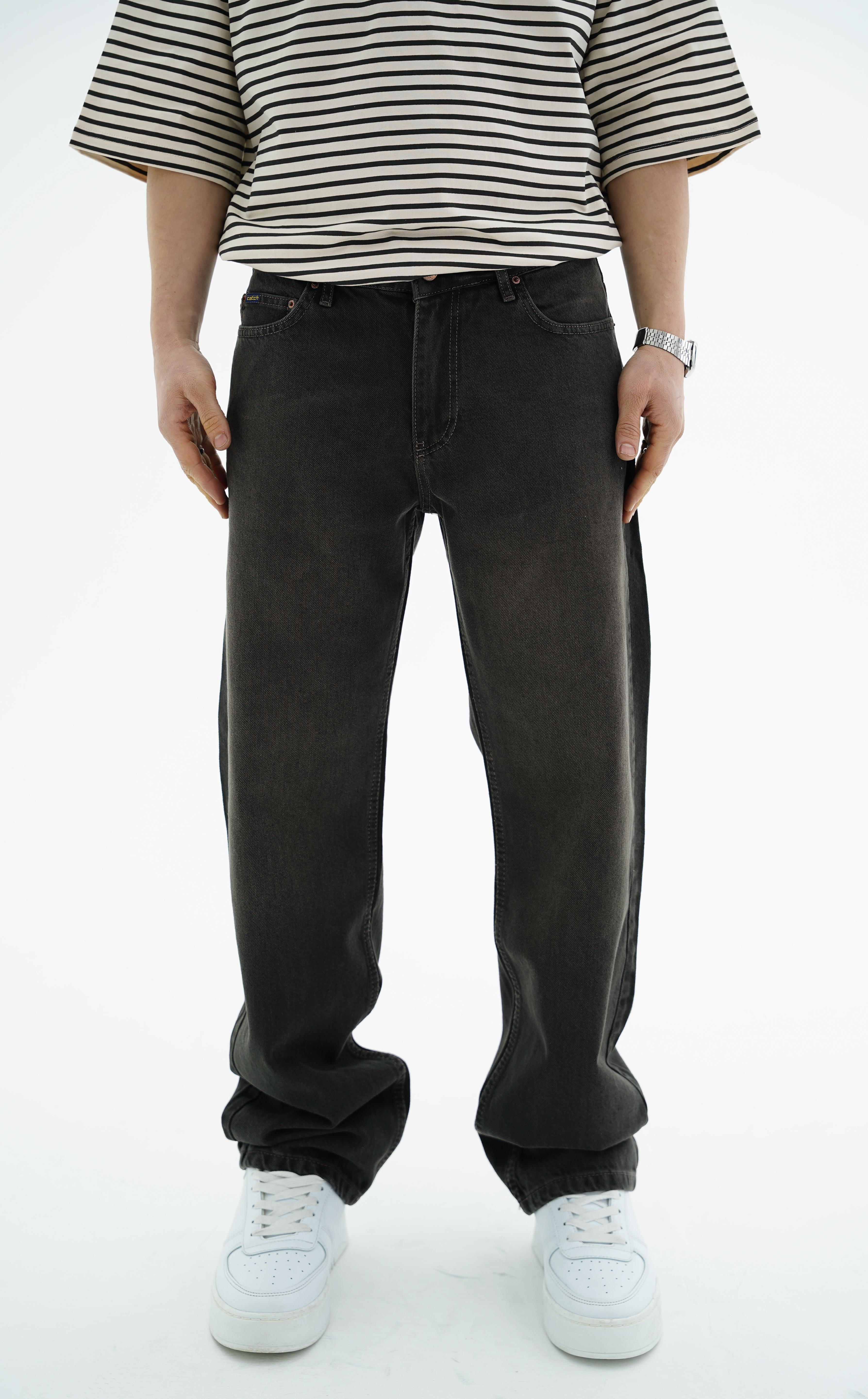 Koyu Kahverengi Jean Pantolon CT01 6610-snatch