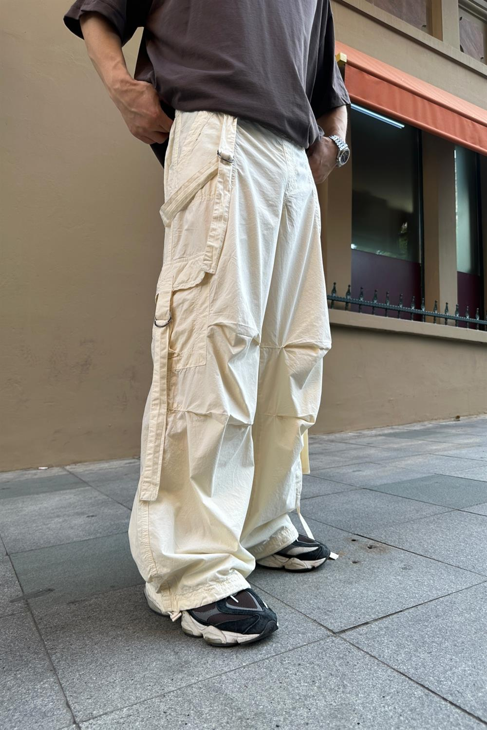 Krem Bdg Gabardin Combat Pantolon P722