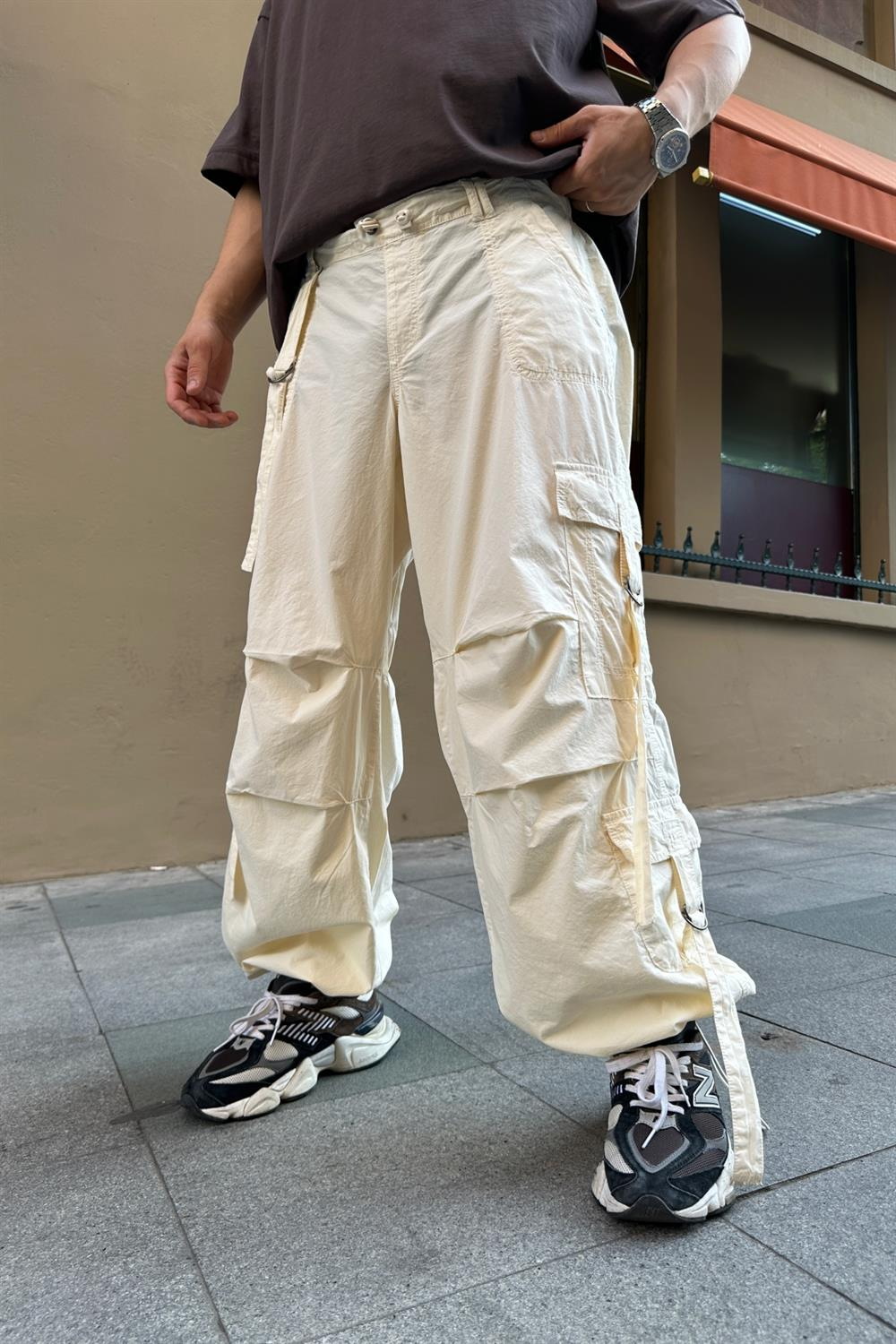 Krem Bdg Gabardin Combat Pantolon P722