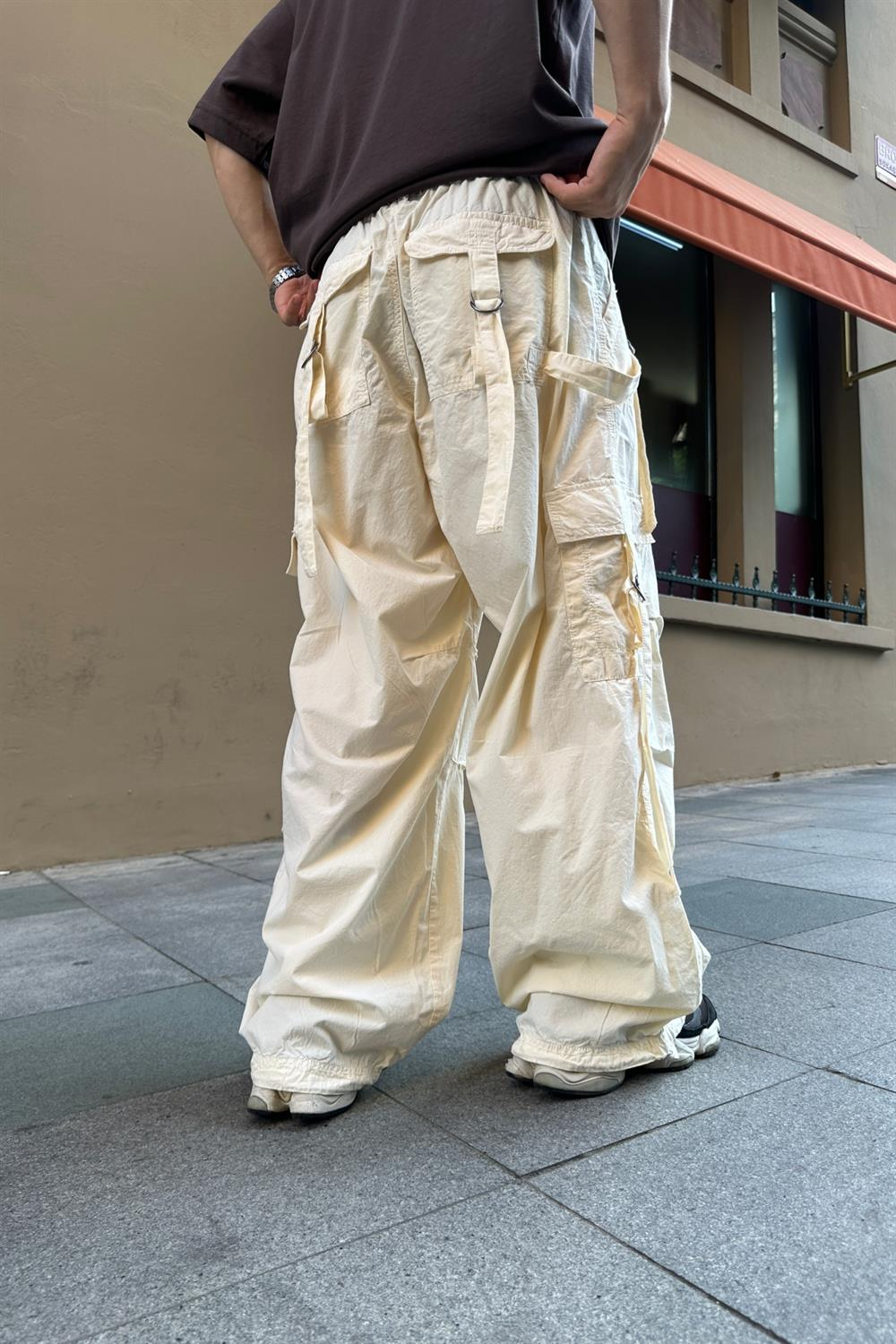 Krem Bdg Gabardin Combat Pantolon P722