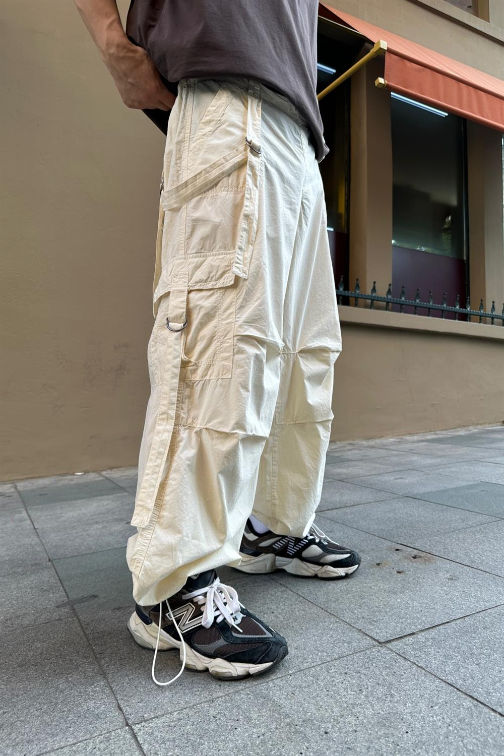 Krem Bdg Gabardin Combat Pantolon P722