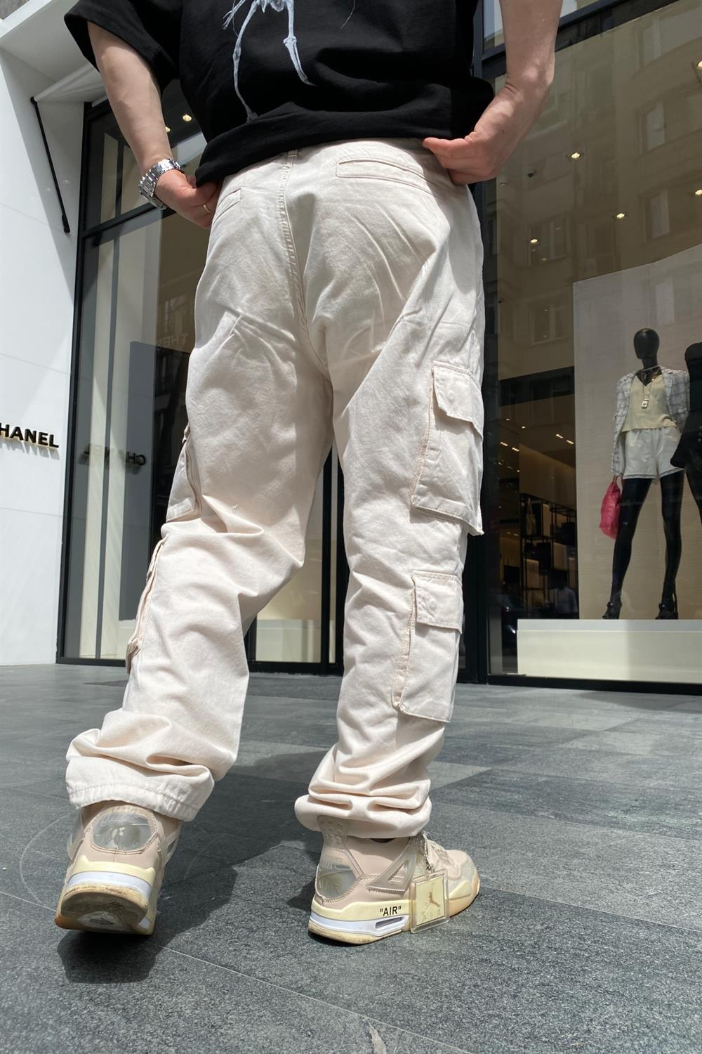 Krem Def Kargo Pantolon P627