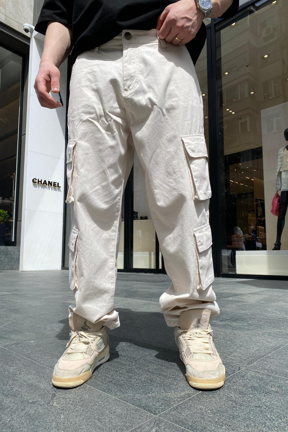 Krem Def Kargo Pantolon P627