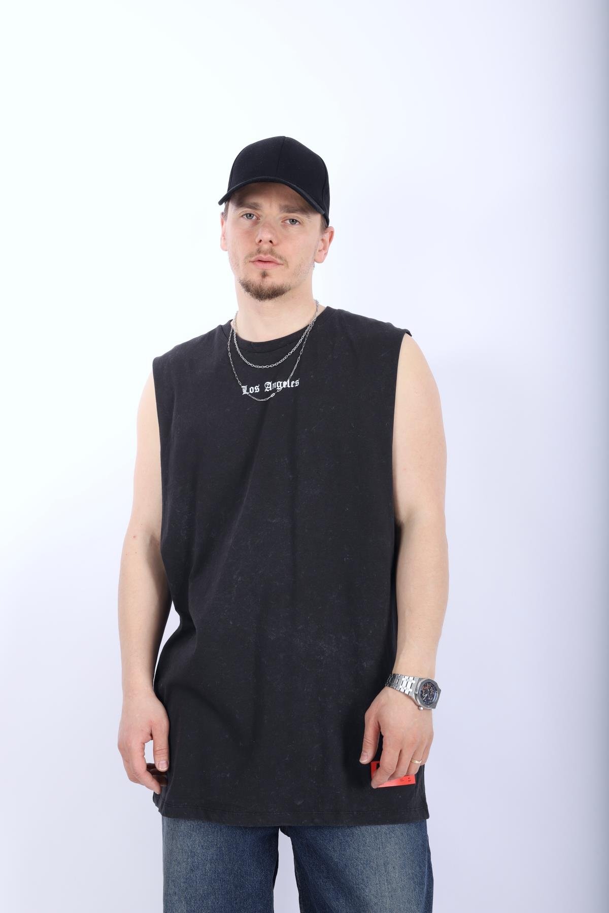 Los Angeles Acid Wash Oversize Atlet T1000