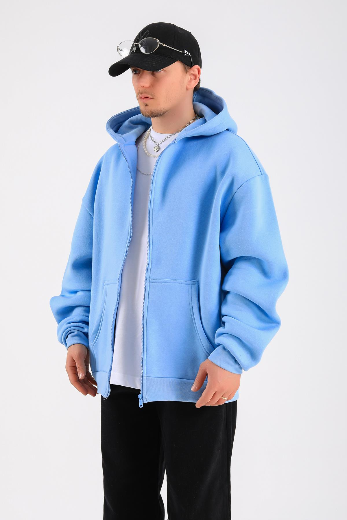 Mavi Basic Oversize Zipper Hoodie SW1315