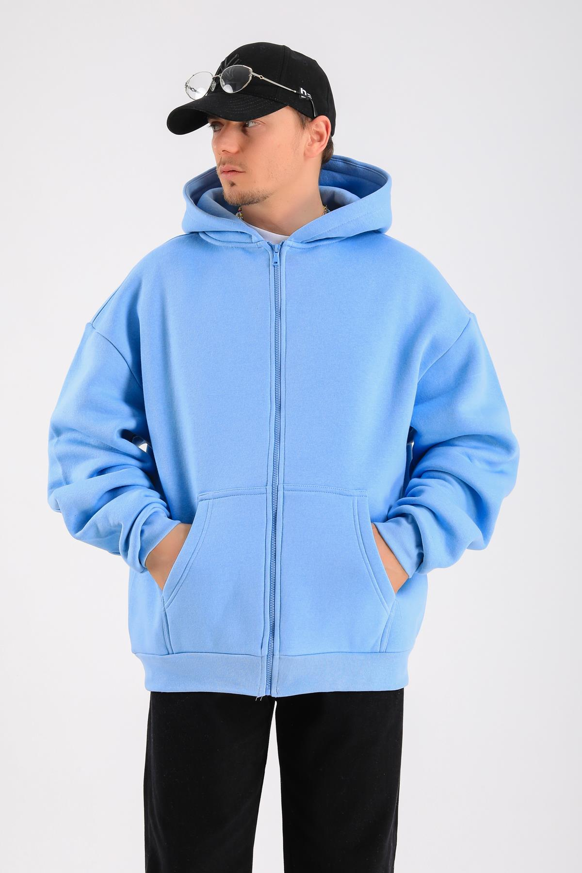 Mavi Basic Oversize Zipper Hoodie SW1315