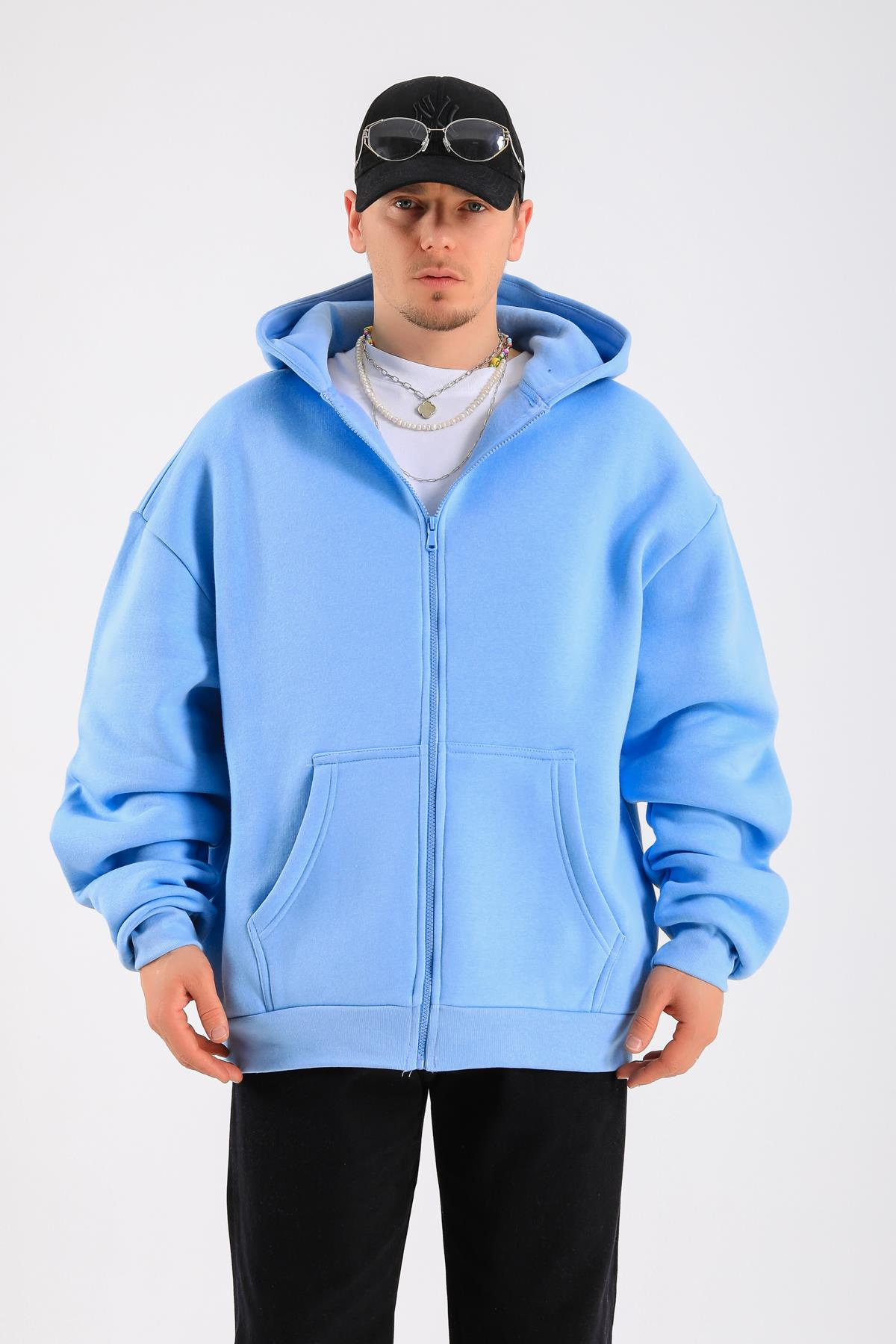 Mavi Basic Oversize Zipper Hoodie SW1315