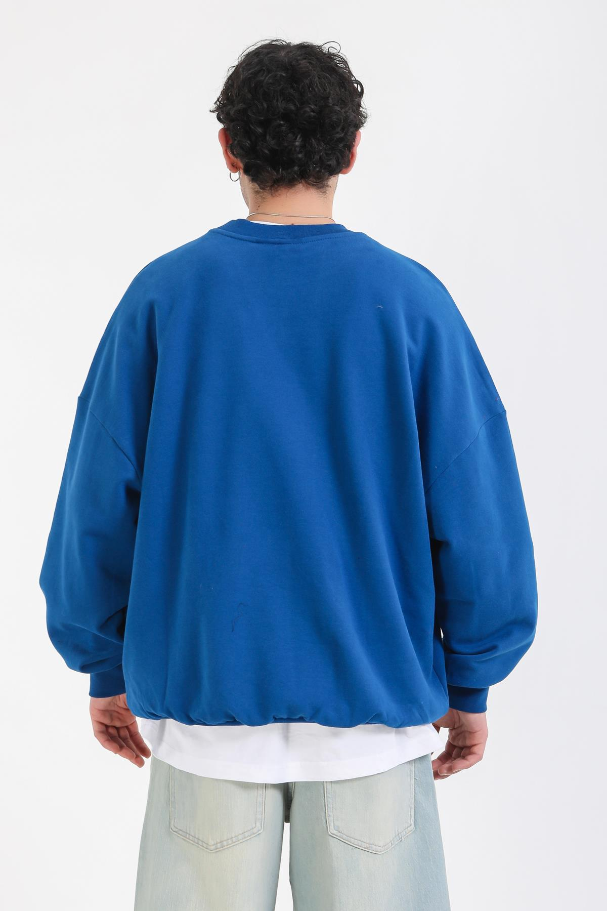 Mavi Patch Detay Oversize Sweatshirt