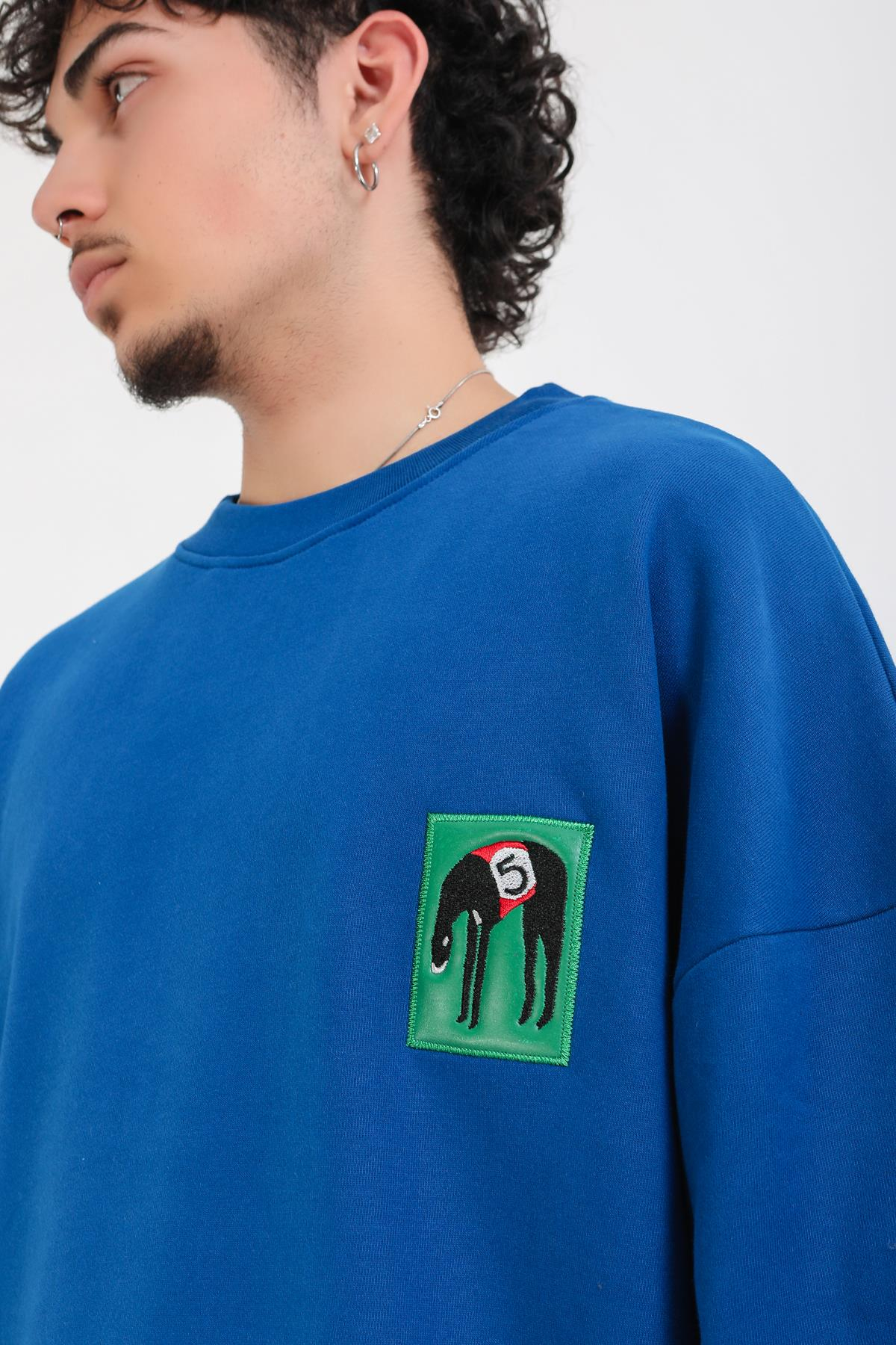 Mavi Patch Detay Oversize Sweatshirt