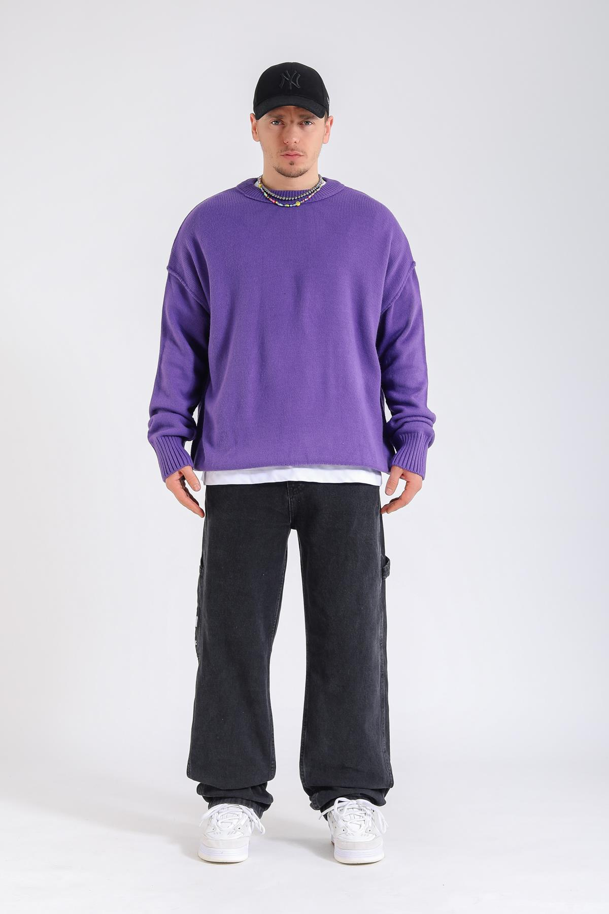 Mor Oversize Basic Kazak KZK148