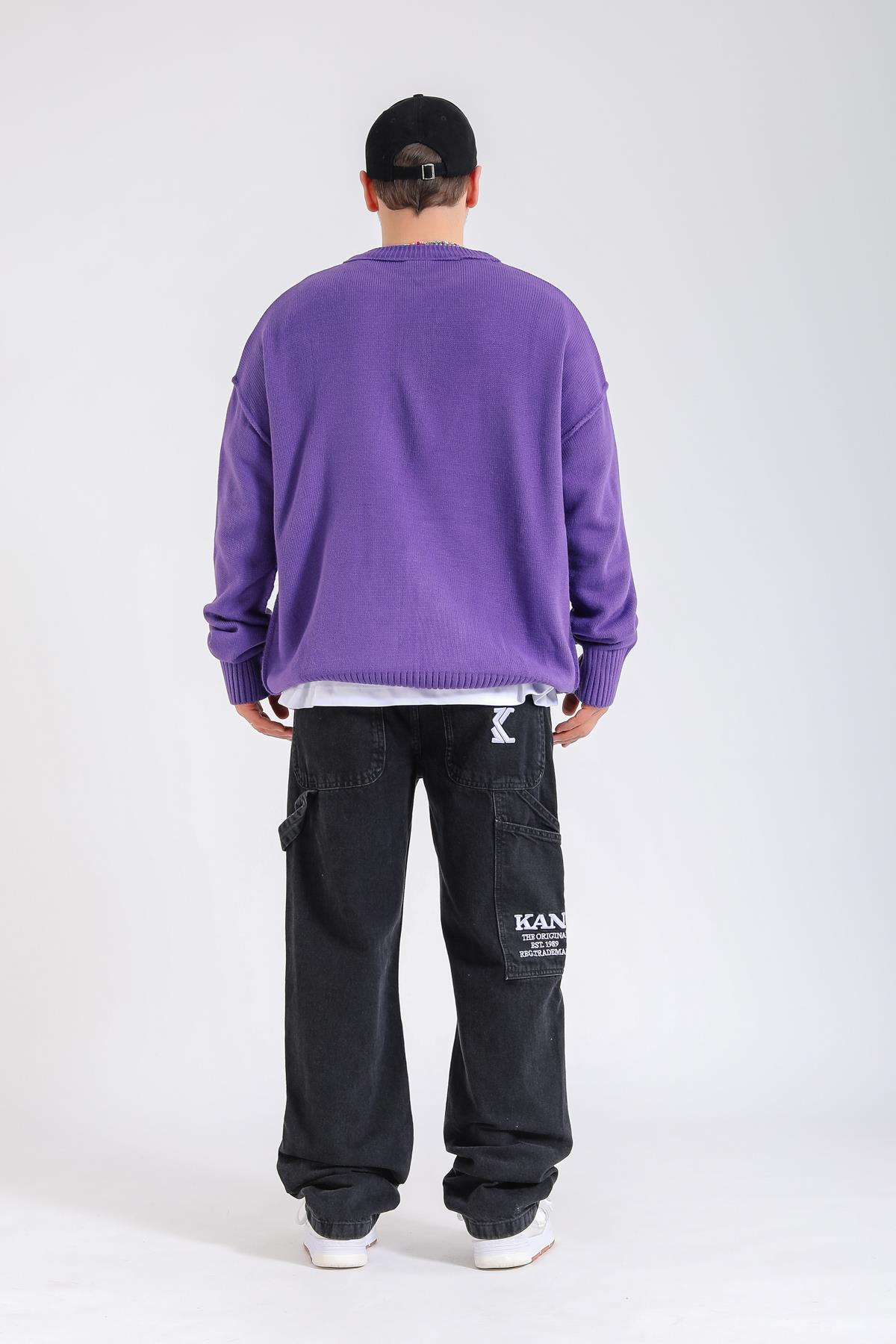 Mor Oversize Basic Kazak KZK148