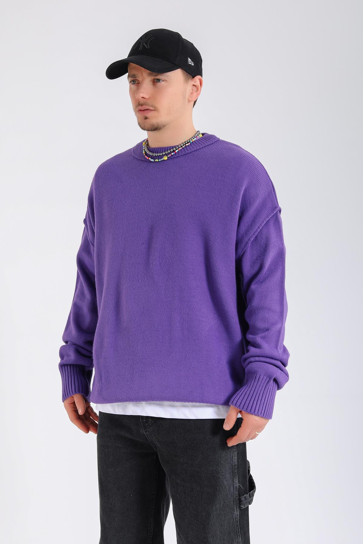 Mor Oversize Basic Kazak KZK148