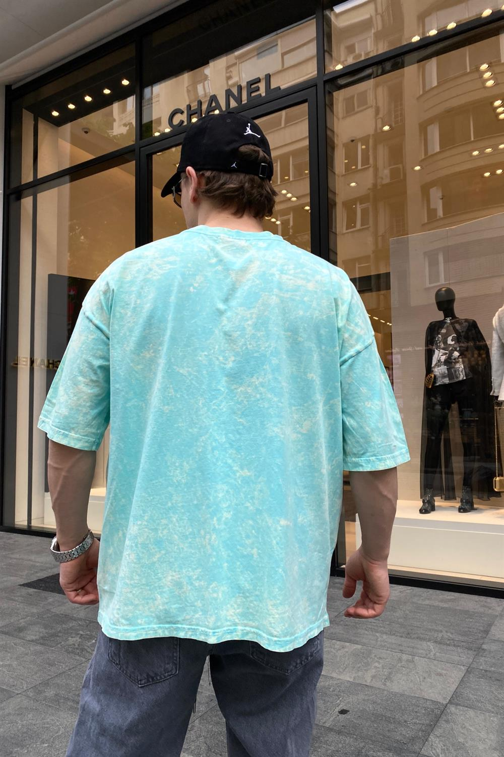 Nicce Acid Wash Oversize Tshirt T662