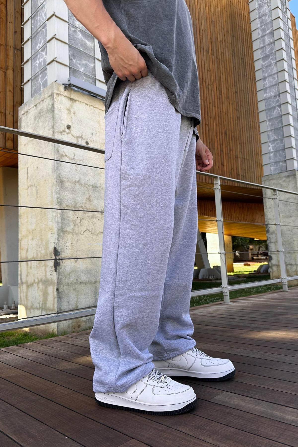 Paça Stoperli Gri Melanj Basic Eşofman ESF529