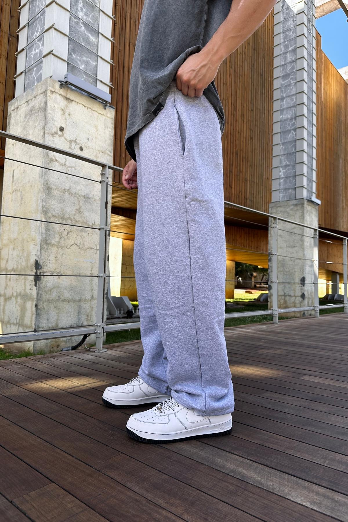 Paça Stoperli Gri Melanj Basic Eşofman ESF529