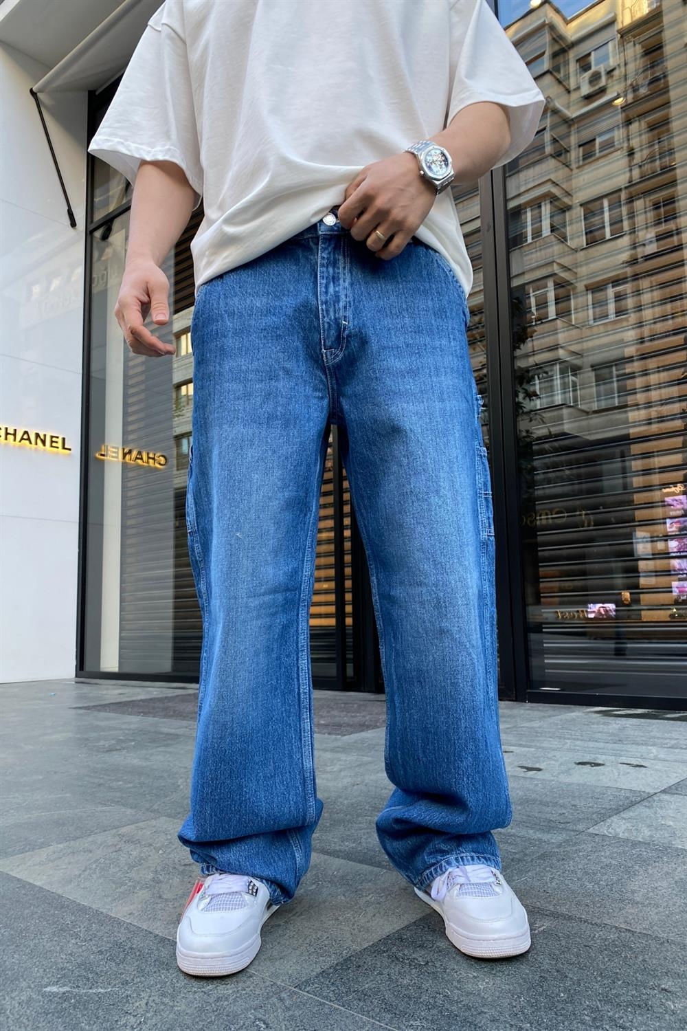 PB Halfpocket Mavi Jean Pantolon P639