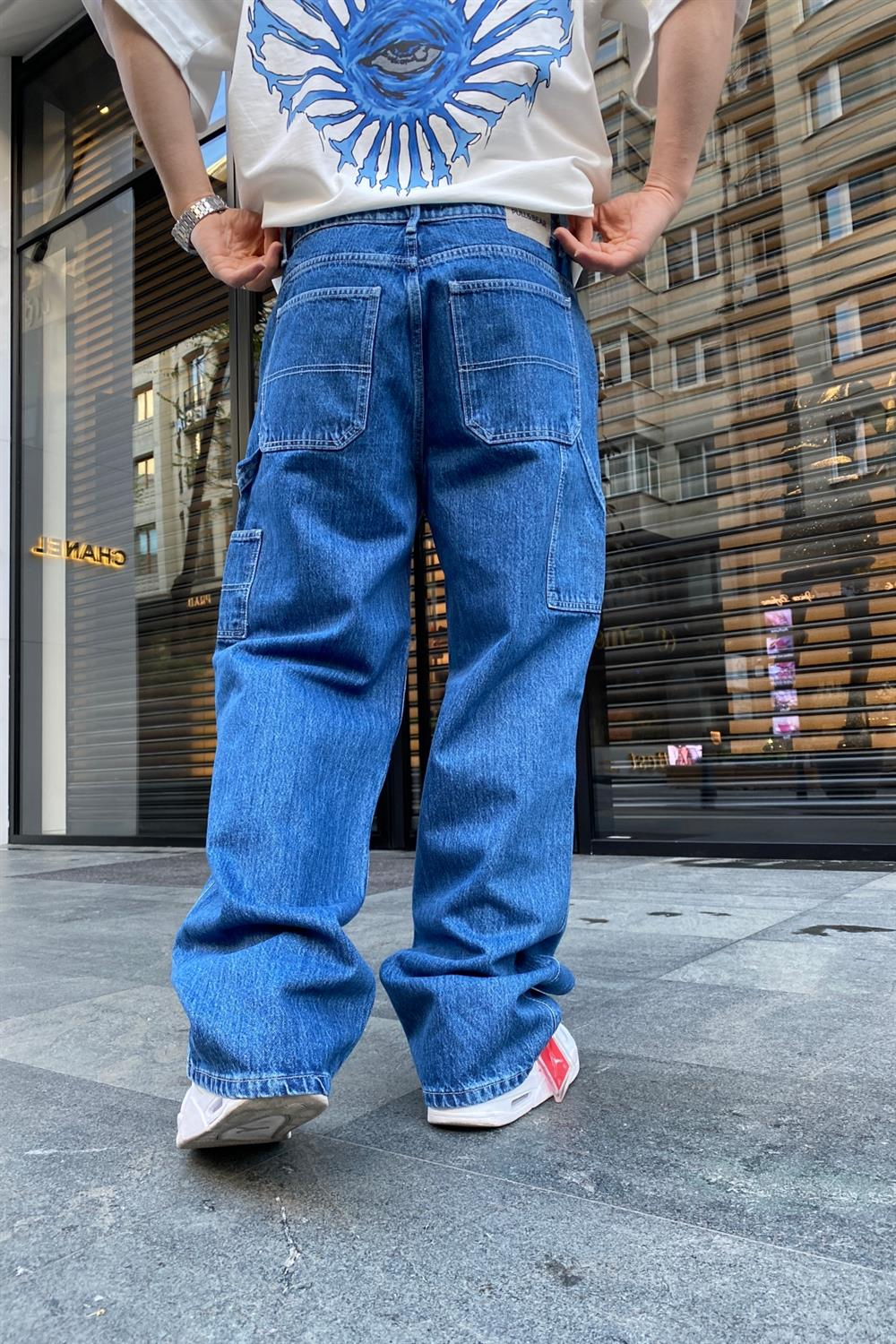 PB Halfpocket Mavi Jean Pantolon P639