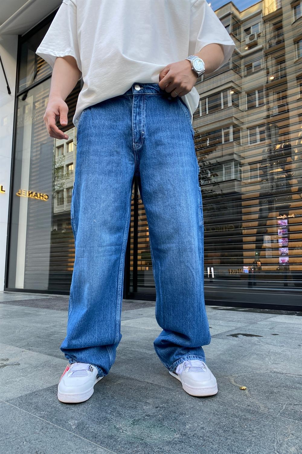 PB Halfpocket Mavi Jean Pantolon P639