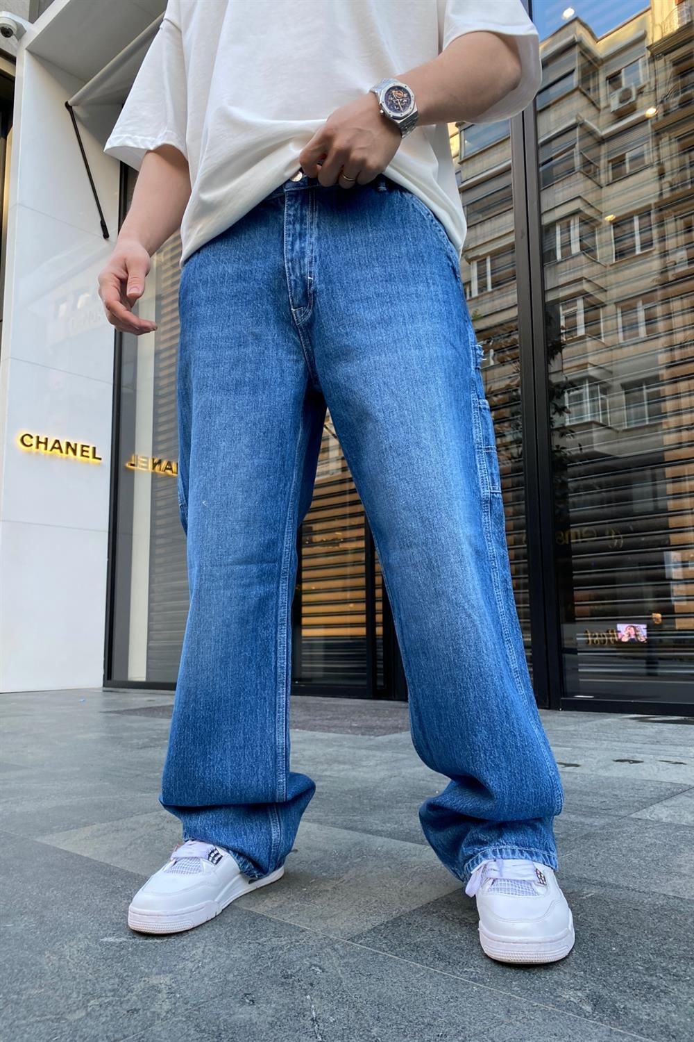 PB Halfpocket Mavi Jean Pantolon P639