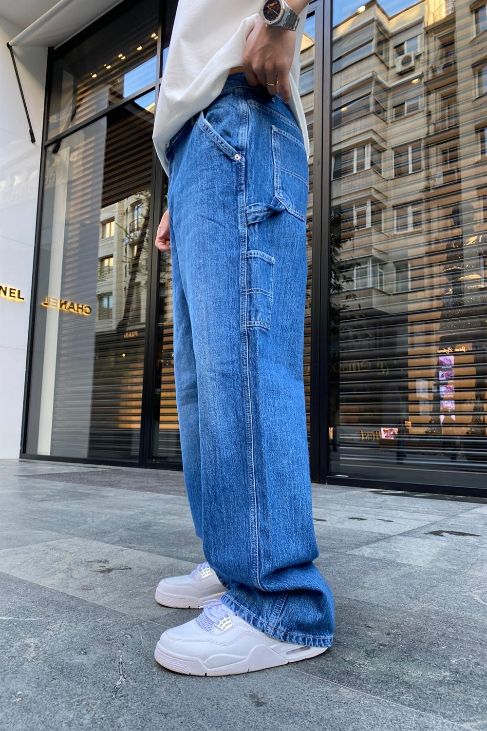 PB Halfpocket Mavi Jean Pantolon P639