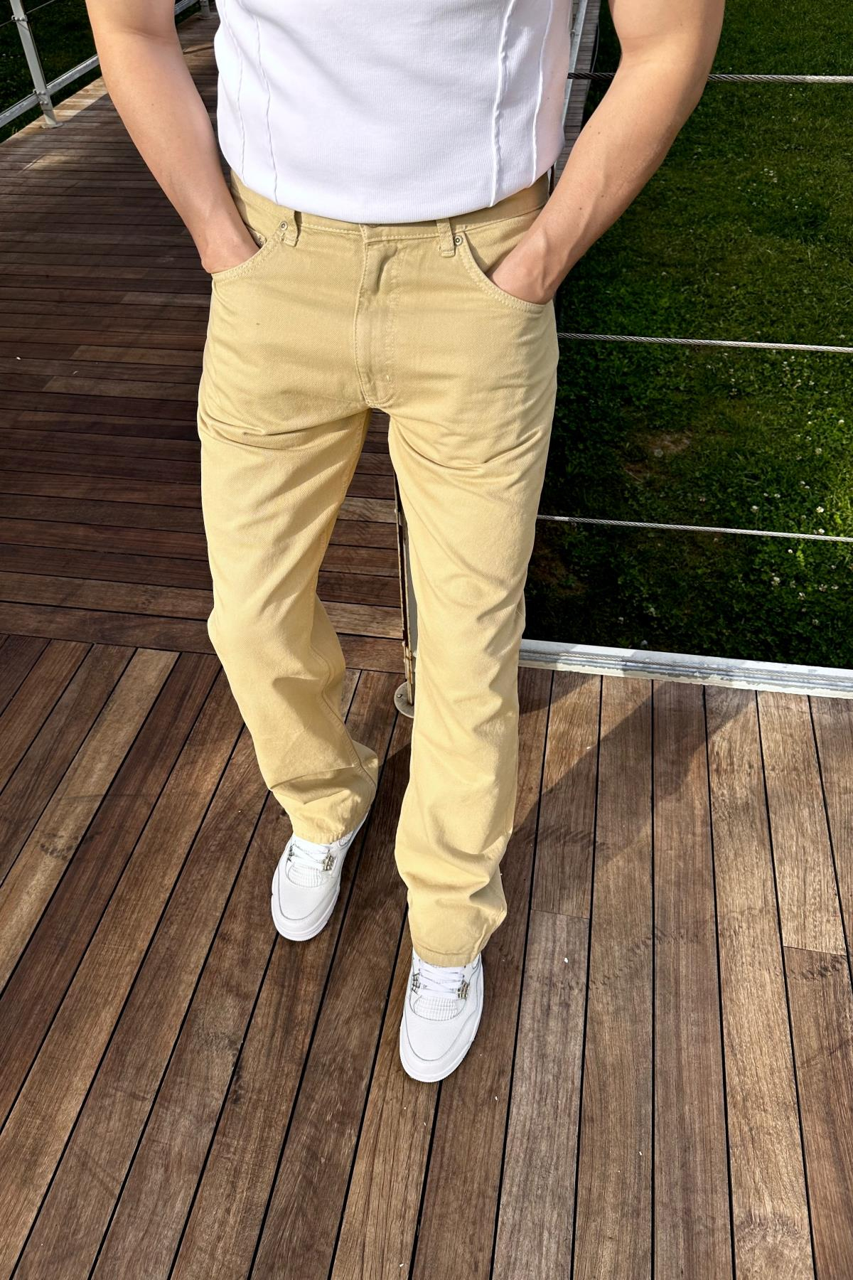 PB Kahve Basic Jean Pantolon P941