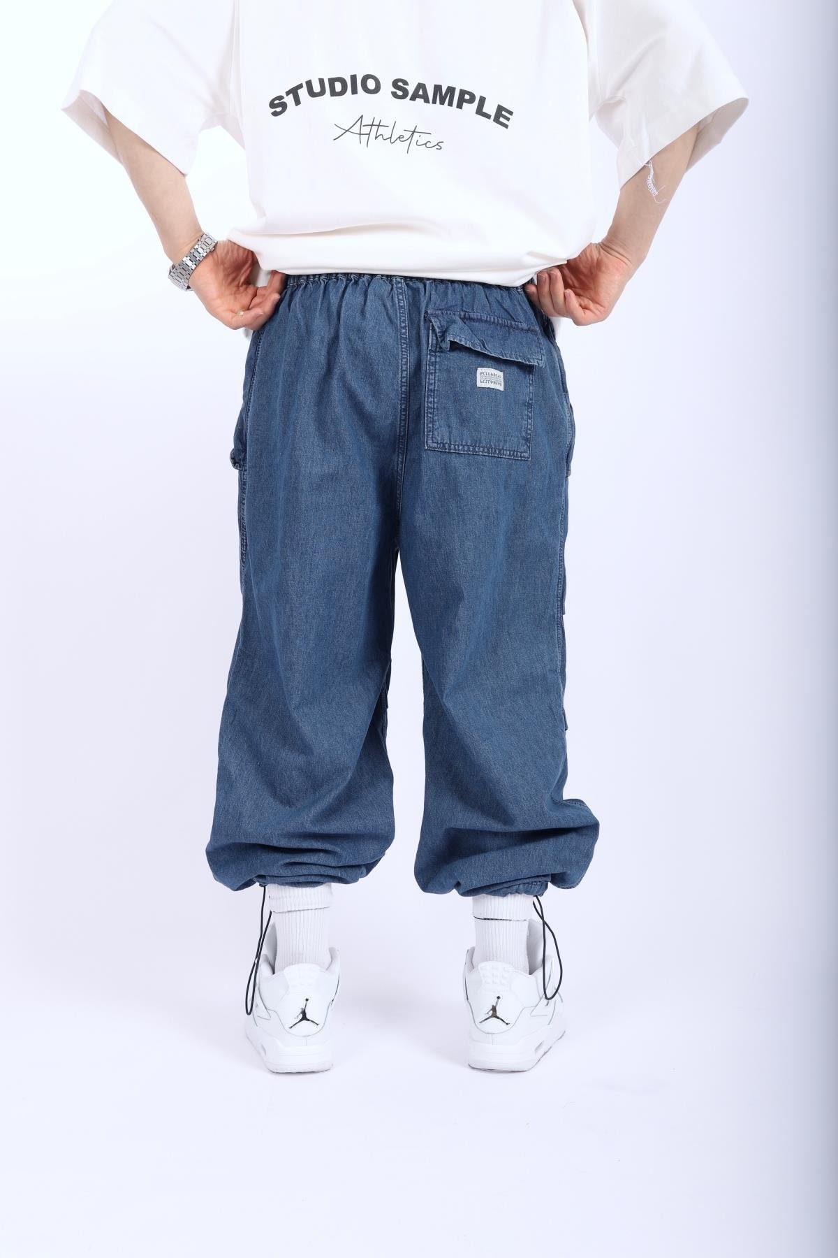 PB Lastik Paça İnce Kumaş Jean Pantolon P931