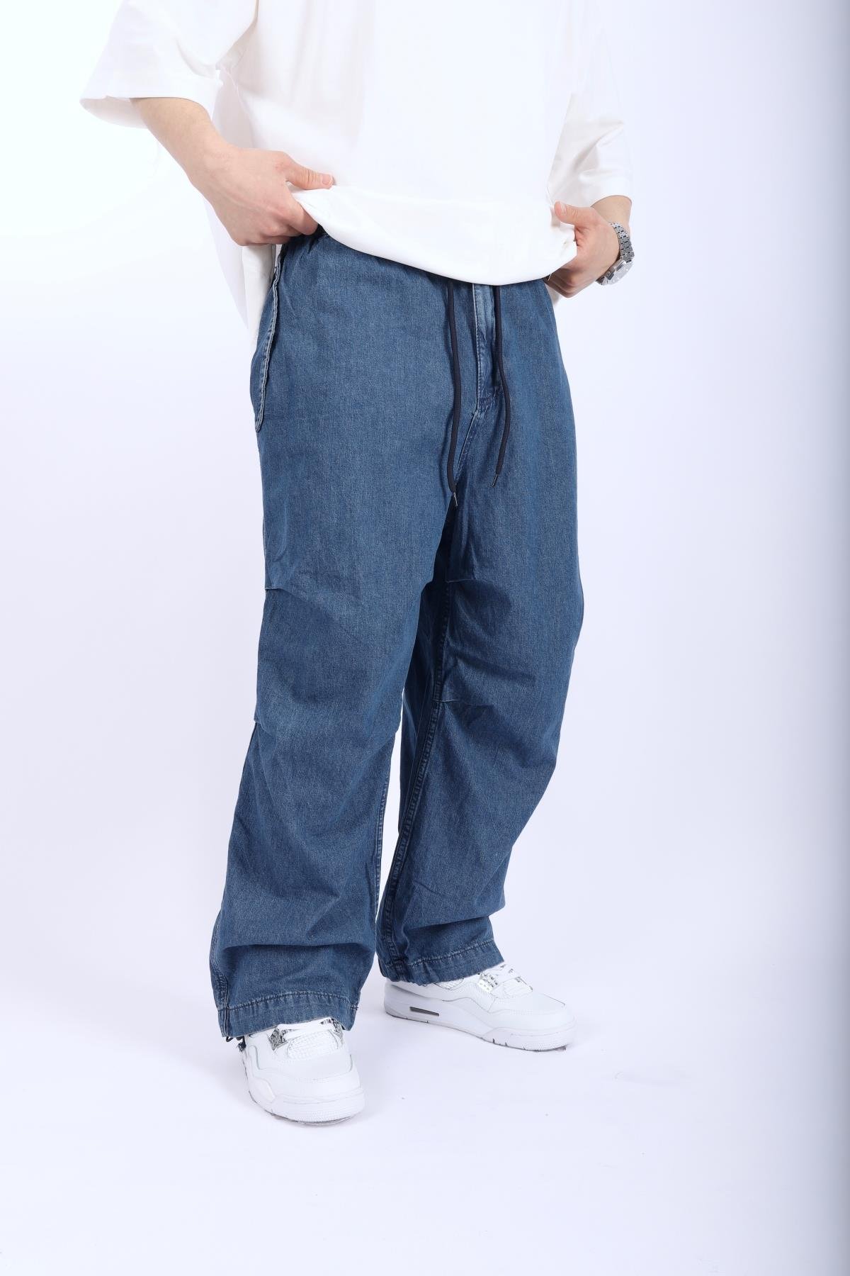 PB Lastik Paça İnce Kumaş Jean Pantolon P931